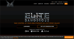 Desktop Screenshot of elitedangerous.com